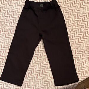 Classic Black Kids Casual Trousers